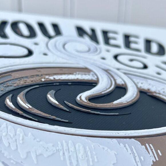 Coffee Wall Art, Coffee Lover, Coffee Station Decor, 3D Printed Wall Art - Picture 6 of 10